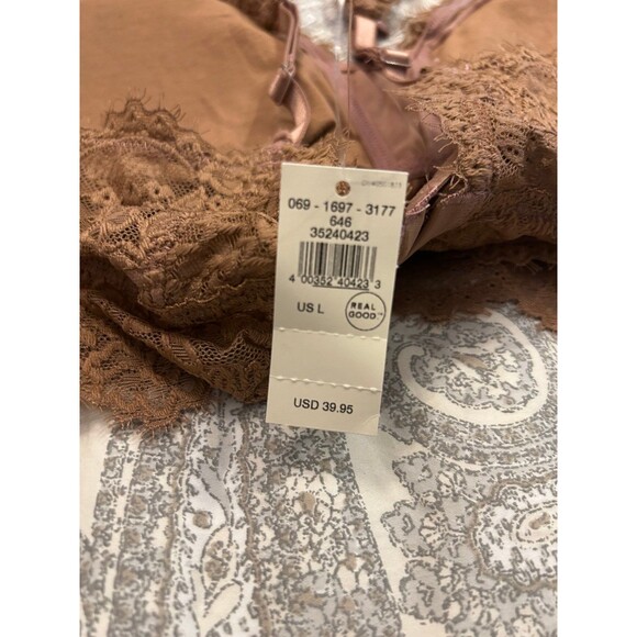 NWT Large Aerie Dusty pink lace bra - Picture 3 of 3